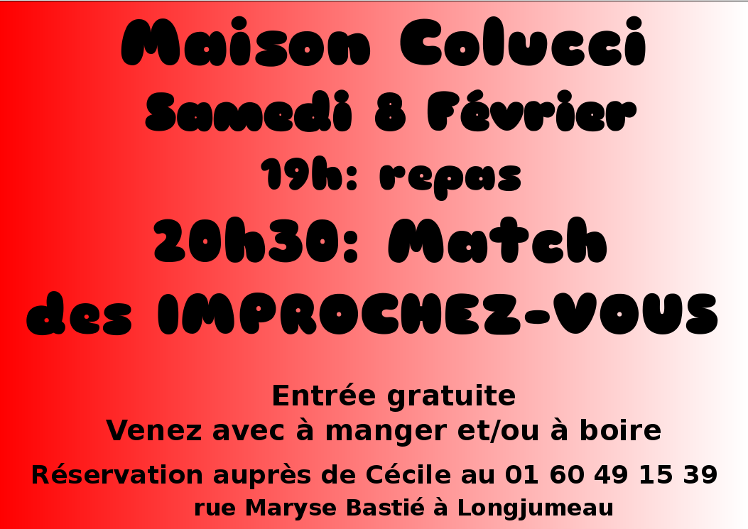 match IMPROCHEZ-VOUS